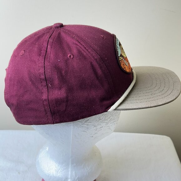 Grand Canyon National Park Hat Maroon Snapback Sendero Provisions - Picture 2 of 8